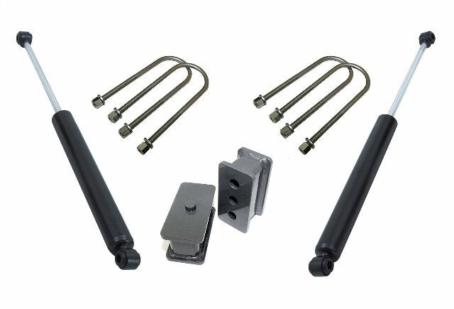 MaxTrac 902225L Lift Kit-Suspension Component 2.5 in. Lift Incl. Lift Blocks U-Bolts Maxtrac Shocks Compatible with Vehicles w/4.125 in. Axle Diameter Lift Kit-Suspension Component