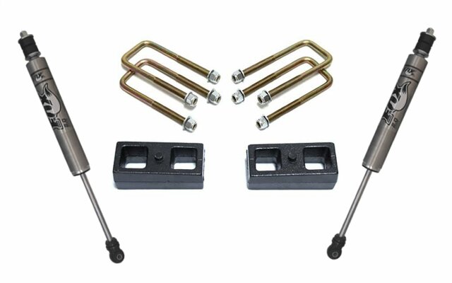 Maxtrac 906820F 2" Blocks, U-Bolts, Fox Shocks