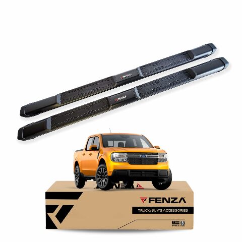 Fenza Running Boards Side Steps, Black, Compatible With Ford Maverick 2022-2024