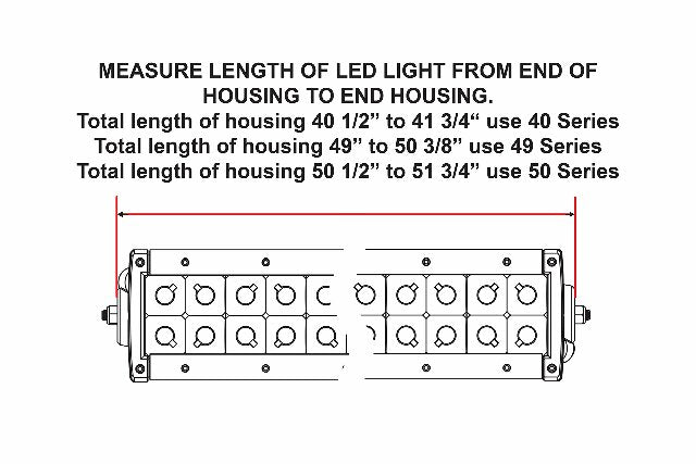N-Fab Roof Top Light Bar Mount | Textured Black, Compatible with 1 - 50-Series Light Bar (50 1/2in - 51 3/4in) | C8850LR-TX | Compatible with Chevrolet/GMC 1500 / 2500 / 3500 1988-1998