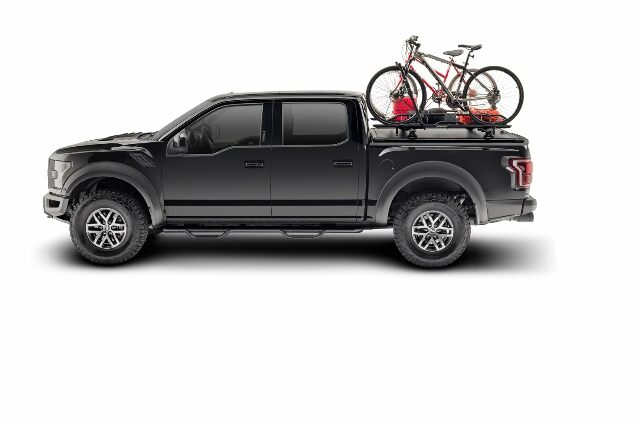 RealTruck Nerf Steps Compatible with Ford F-150 | Cab Length, Heavy Duty Steel, Textured Black | F1585CC-TX | Compatible with Ford F-150, Raptor, 2022-2023 Lightning SuperCrew, SRW Gas. 2018-2023