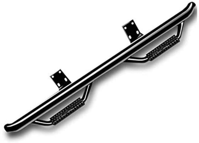 RealTruck Nerf Steps Compatible with Ford F-250/F-350 | Cab Length, Heavy Duty Steel, Gloss Back | F1785CC | Compatible with Ford F-250/F-350 Super Duty Crew Cab, SRW/DRW Gas/Diesel. 2017-2024