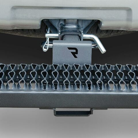 RealTruck Growler Hitch Step | Aluminum, 19" Long x 7" Wide, Textured Black | GHS2018-TX | Universal w/Standard 2" Hitch Receiver