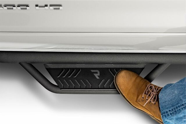 N-Fab HPJ0746-TX Podium Step LG Textured Black 3 in. Main Tube Diameter Podium Step