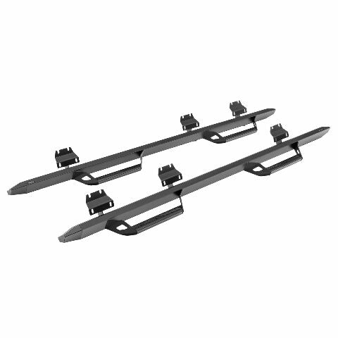 RealTruck Predator Pro Steps Compatible with Colorado/Canyon | Cab Length, Rust-Proof Aluminum, Textured Black | PRG1563QC-TX | Compatible with Chevrolet Colorado/GMC Canyon Extended Cab, SRW Gas/Diesel 2015-2022