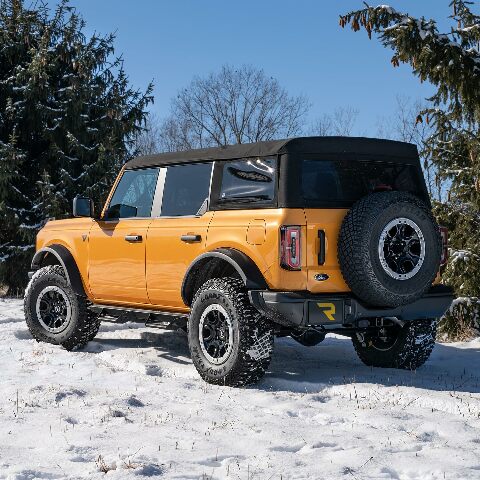 RealTruck Predator Pro Steps Compatible with Jeep Wrangler JK | Cab Length, Rust-Proof Aluminum, Textured Black | PRJ1245-TX | Compatible with Jeep Wrangler JK 2-Door, SRW Gas 2012-2018