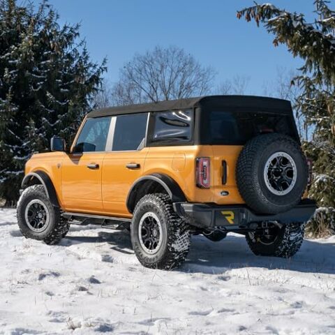 RealTruck Predator Pro Steps Compatible with Jeep Wrangler JK | Cab Length, Rust-Proof Aluminum, Textured Black | PRJ1245-TX | Compatible with Jeep Wrangler JK 2-Door, SRW Gas 2012-2018