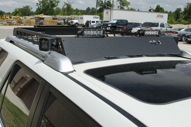 N-Fab T102MRF Aluminum Modular Roof Rack Bolt On Textured Black Aluminum Modular Roof Rack