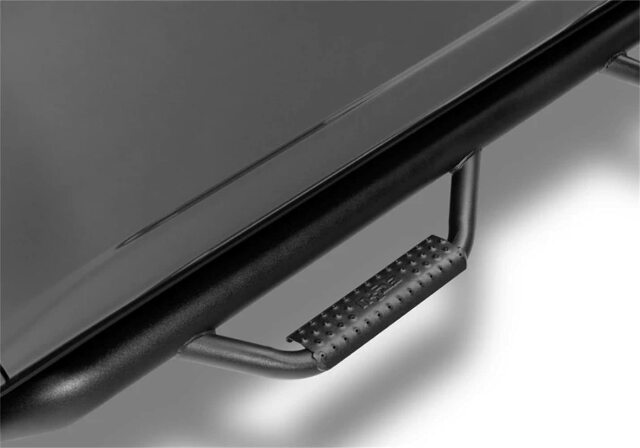 RealTruck Nerf Steps Compatible with Toyota 4Runner | Wheel-to-Wheel, Heavy Duty Steel, Textured Black | T1164RL | Compatible with Toyota 4Runner Limited, SR5 SUV, SRW Gas. 2010-2013