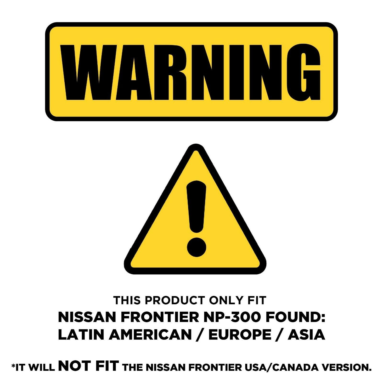 Lower Front Bumper Stainless Bar Compatible With Nissan Frontier 16+