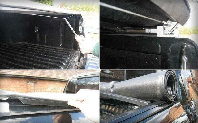 Soft Roll Up Tonneau Cover For NIssan Frontier Navara 2005 - 2022