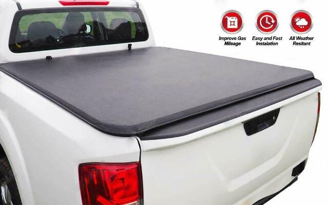 Soft Roll Up Tonneau Cover For NIssan Frontier Navara 2005 - 2022