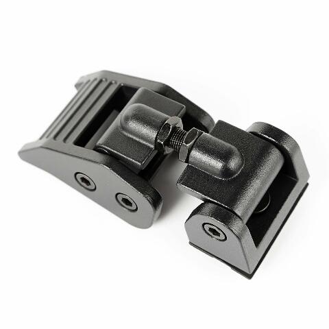 Rugged Ridge | Hood Catch Kit, Textured Black | 11210.17 | Compatible with Jeep Wrangler JK 2007-2018