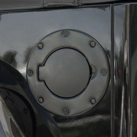 Rugged Ridge | Gas Cap Door, Non-Locking, Black | 11229.01 | Compatible with Jeep Wrangler TJ 1997-2006