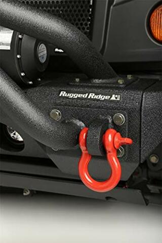 Rugged Ridge | D-Ring Shackle Kit, 7/8 inch, Red, Steel, Pair | 11235.13