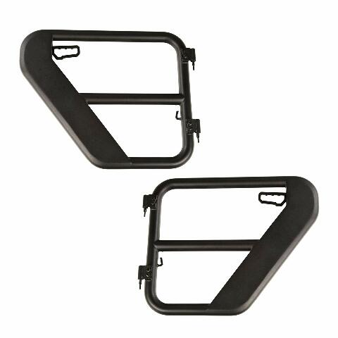 Rugged Ridge Fortis Tube Doors Compatible with Jeep Wrangler/Gladiator | Rear | 11509.14 | Compatible with Jeep Wrangler JL; Jeep Gladiator JT 2020-2025