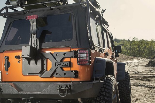 Rugged Ridge | HD Tire Carrier Kit | 11546.50 | Compatible with Jeep Wrangler JK 2007-2018