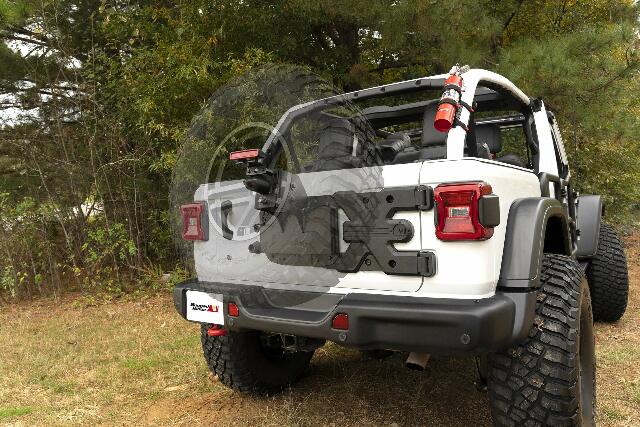 Rugged Ridge Spartacus HD Tire Carrier for Jeep Wrangler JL | Wheel Mount, Heavy Duty | 11546.57 | Fits 2018-2025 Jeep Wrangler JL