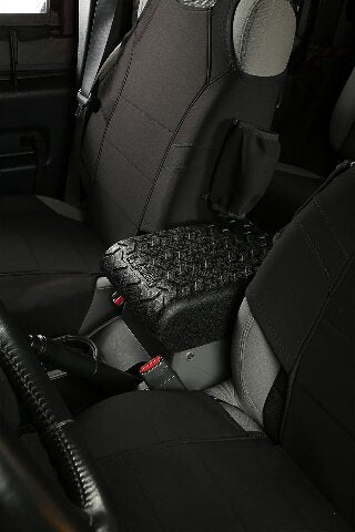 Rugged Ridge | Center Console Cover, Black | 13107.40 | Compatible with Jeep Wrangler JK 2007-2010