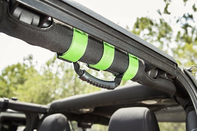 Rugged Ridge 13505.05 Ultimate Grab Handle Kit, Green; 55-Current Jeep CJ/Wrangler / 20-Current Gladiator