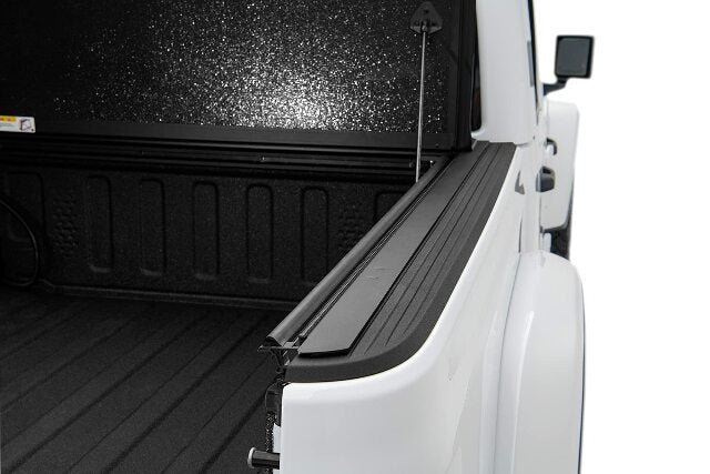 Rugged Ridge Armis Hard Folding Tonneau Cover Compatible with Jeep Gladiator JT | Tri-Fold, Weather Resistant, Full Bed Access | 13550.24 | Compatible with Jeep Gladiator JT 2020-2025