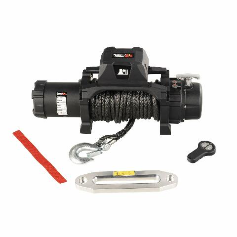 Rugged Ridge | Trekker Winch, 10,000 LBS, Synthetic Rope, IP68 Waterproof, Wireless | 15100.08