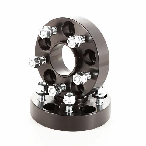 Rugged Ridge | Wheel Spacer Kit, Black, 1.25 inch | 15201.20 | Compatible with Jeep Renegade Latitude/Limited/North/Sport/Trailhawk; Renegade Dawn of Justice/75th Anniversary 2016