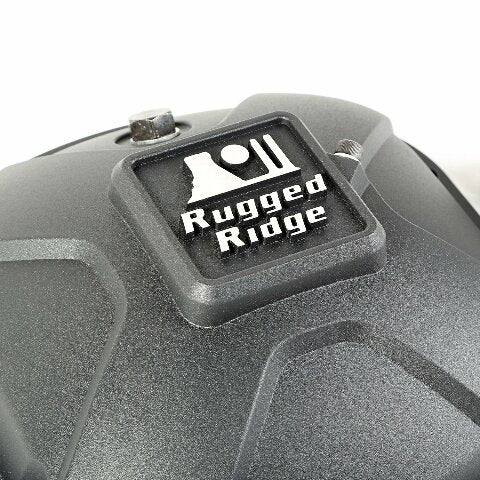 Rugged Ridge | Boulder Aluminum Differential Cover, Black | 16595.13 | Compatible with Dana 30