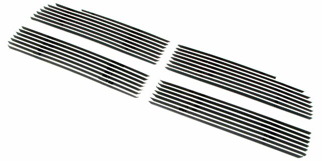 Paramount Automotive Paramount Restyling 32-0112 Overlay Billet Grille with 4 mm Horizontal Bars, 4 Piece