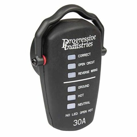Progressive Industries 30 Amp RV Receptacle Tester, RRT-30