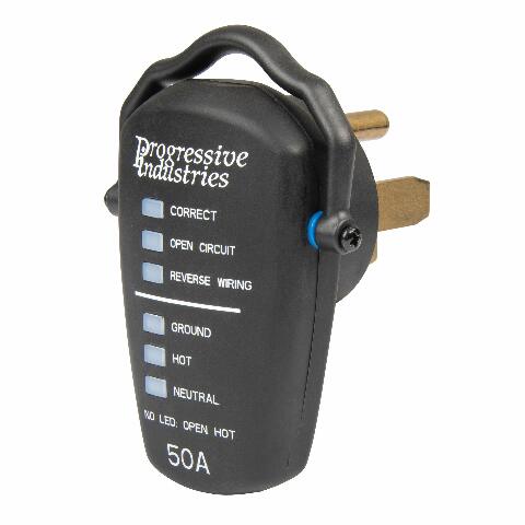 Progressive Industries 50 Amp RV Receptacle Tester, RRT-50