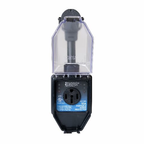 Progressive Industries Portable RV Surge Protector, 50 Amp with All Weather Shield Assembly and Fault Detection - SSP-50XL
