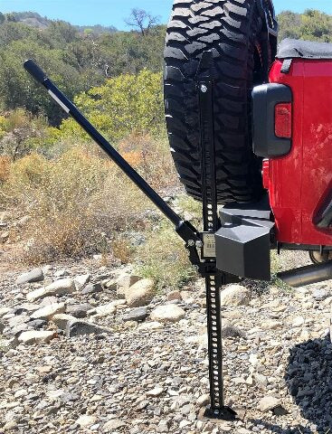 RAMPAGE PRODUCTS Trail Recovery Jack | 40" Max Lifting Height , Steel, Black | 86654 | Universal Compatible with