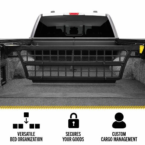 RealTruck Roll-N-Lock Cargo Manager Truck Bed Organizer | CM226 | Compatible with - Chevy/GMC Silverado/Sierra 2500/3500HD 6' 10" Bed (82.2") 2025