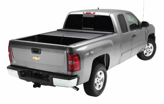 Roll-N-Lock LG207M Locking Retractable M-Series Truck Bed Tonneau Cover for 2007-2013 Silverado & Sierra | Fits 6.6' Bed , Black
