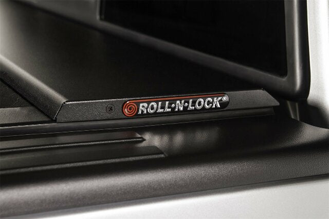 Roll-N-Lock LG218M Locking Retractable M-Series Truck Bed Tonneau Cover for 1999-2007 Silverado & Sierra w/Bedrail Caps | Fits 8' Bed