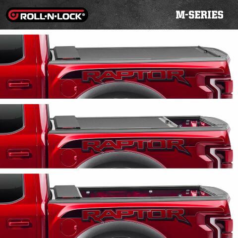 Roll-N-Lock LG271M Locking Retractable M-Series Truck Bed Tonneau Cover Compatible with Silverado & Sierra | Compatible with 5.8' Bed 2007-2013