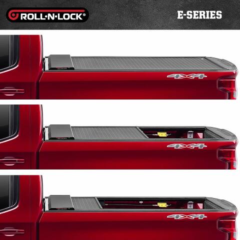 RealTruck Roll-N-Lock E-Series Retractable Truck Bed Tonneau Cover | RC224E | Compatible with - Chevy/GMC Silverado/Sierra, works w/ MultiPro/Flex tailgate 6' 7" Bed (79.4") 2025