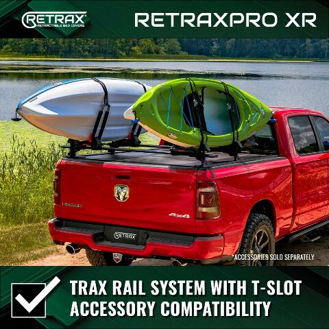 RealTruck Retrax RetraxPRO XR Retractable Truck Bed Tonneau Cover | T-80233 | Compatible with - Dodge Ram 1500, 2010-21 2500/3500 8' Bed (96.3") 2018