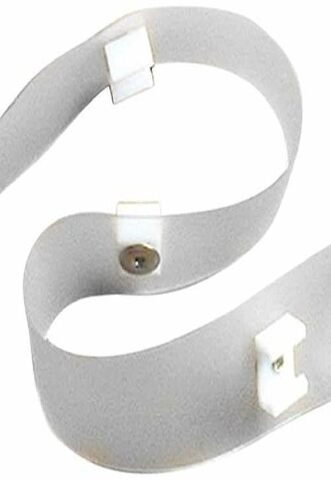 RV Designer A115, Clear Glide Tape #9, 1/2 inch Glides, 72 inches, Window Covering Hardware