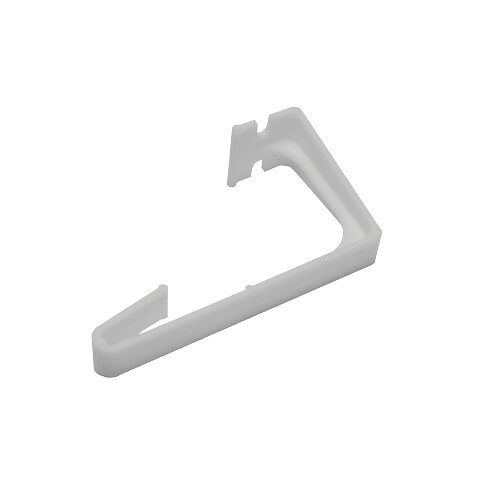 RV Designer A285, Side Curtain Hold Down, Plastic, 2 Per Pack, Window Covering Hardware,White