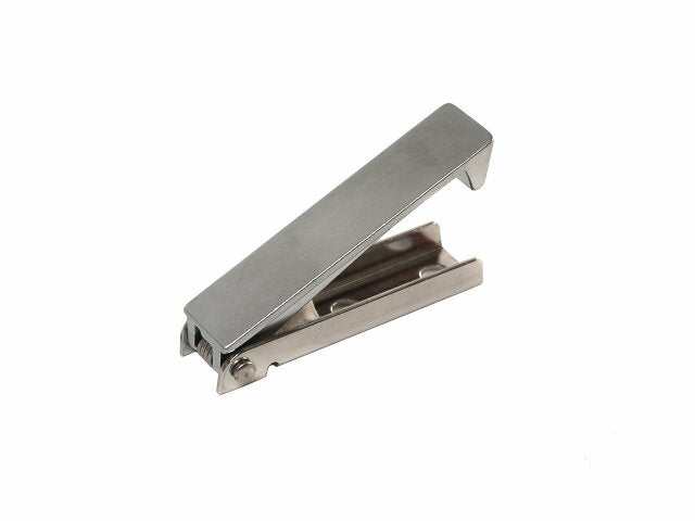 RV Designer E215, Squared Baggage Door Catch, Stainless Steel, 2 Per Pack, Compartment Hardware