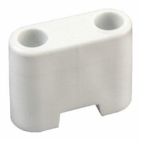 RV Designer E230, Entry Door Bumper, Plastic, White, 1-1/4 inch, Outside Hardware