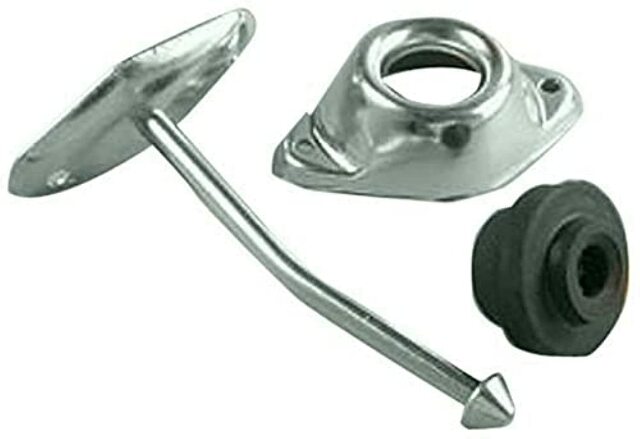 RV Designer E257 4.75" Zinc Metal Door Holder, 1 Count (Pack of 1)