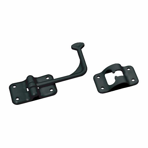 RV Designer Collection E278 Entry Door Holder 90 Degree Blk, Black