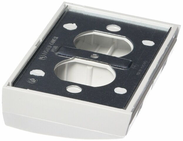 RV Designer E365 Snap Cover Oulet Plate, Weatherproof, White, AC Electrical, Quantity 1