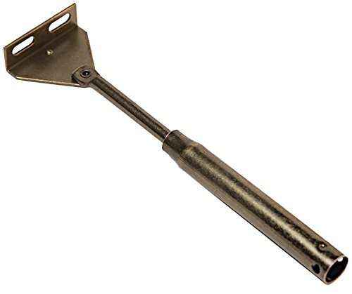 RV Designer H271, Door Support Strut, Metal, Spring-Loaded, 6-1/4 inch, 2 Per Pack, Cabinet Hardware , Grey