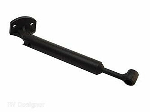 RV Designer H277, Door Support Strut, Plastic, Spring-Loaded, 6-1/4 inch, 2 Per Pack, Cabinet Hardware , Black