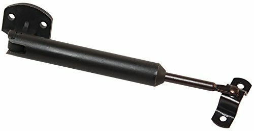 RV Designer H279, Door Support Strut, Plastic and Metal, Spring-Loaded 6-1/4 inch, Cabinet Hardware, Black, 2 Per Pack