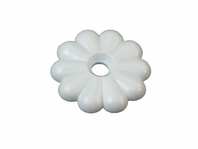 RV Designer H613, Rosette Washers with #6 Screws, White, Interior Hardware, small, 14 Per Pack